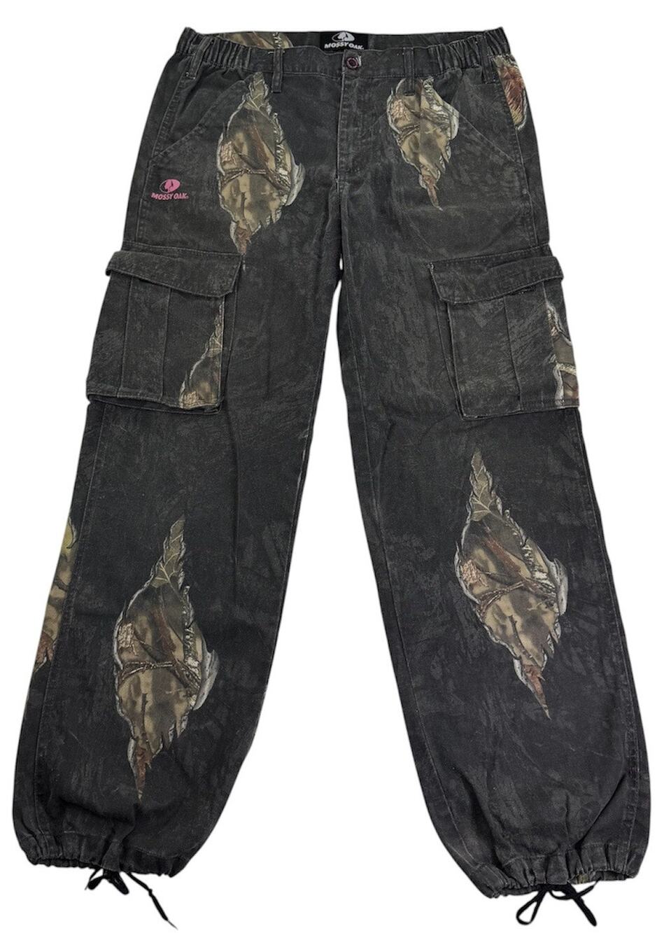 Mossy Oak Hunting Women's Large Cargo Pants Camouflage Eclipse Utility Pockets